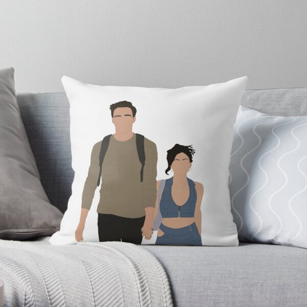 Euphoria Maddy and Cassie fan art Throw Pillow for Sale by
