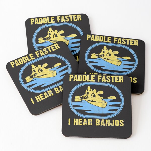 Item preview, Paddle Faster I Hear Banjos Funny Camping River Rafting designed and sold by Giraud94.