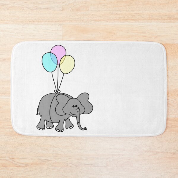 Item preview, Cute Balloon Elephant designed and sold by spaceyJC.