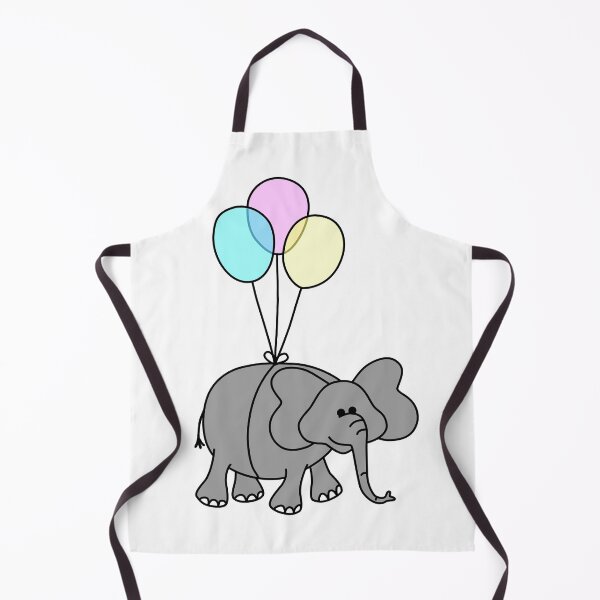 Item preview, Cute Balloon Elephant designed and sold by spaceyJC.