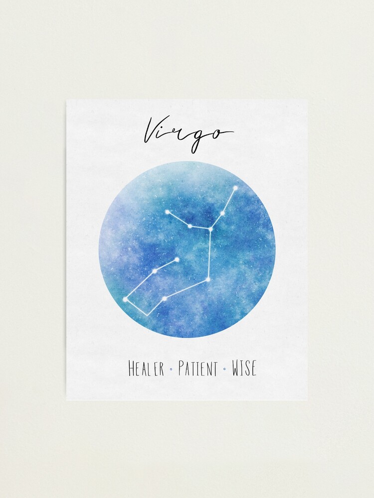 virgo-watercolor-constellation-with-character-traits-photographic-print-by-haileyscometco