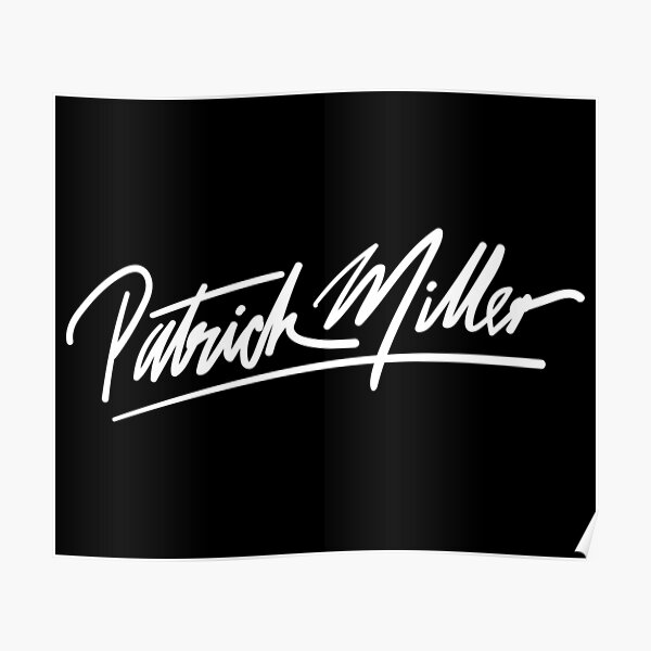 “PATRICK MILLER DISCO DISCO MX LOGO CDMX” Poster by DiscoDiscoMx