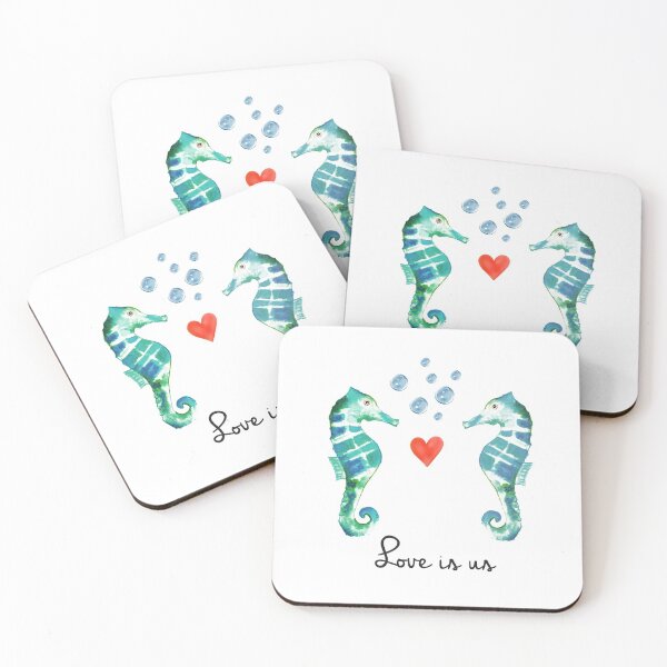Item preview, Seahorses love designed and sold by latiendadearyam.