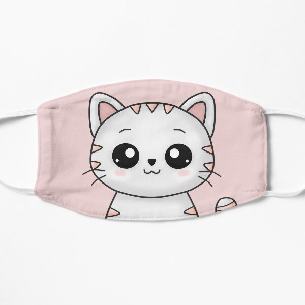 Stripes Cat Flat Mask