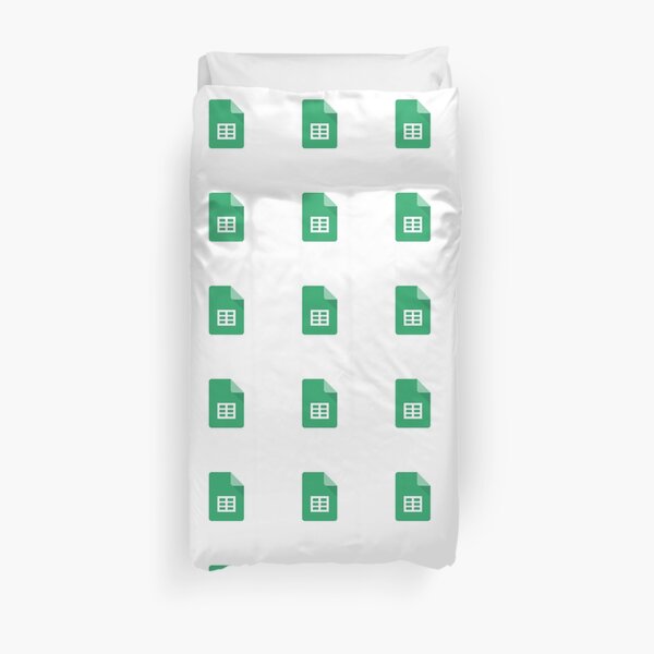 Google Sheets Duvet Cover