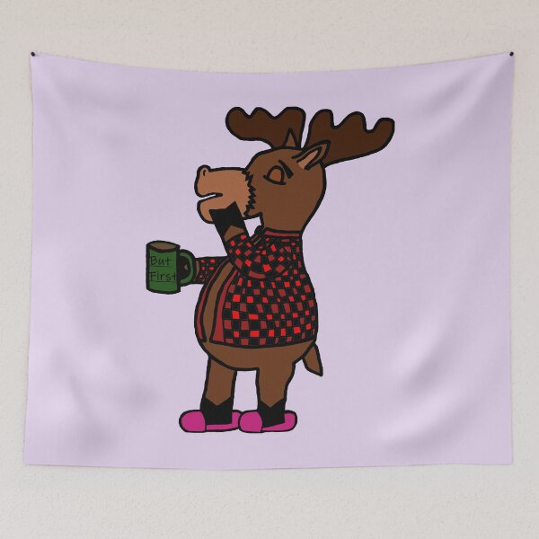 Item preview, But First...Coffee Moose designed and sold by cking1205.