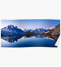 Lac Blanc Panorama Poster