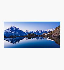 Lac Blanc Panorama Photographic Print