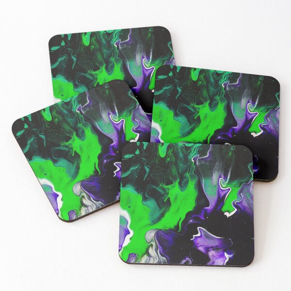 Item preview, Lime and Purple Dutch Pour designed and sold by crystalorrainee.