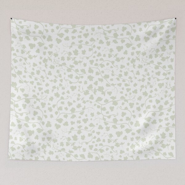 Item preview, Vine Entwine- Green and White Grapevine Design designed and sold by CJAura by Claire Jane Johnson.