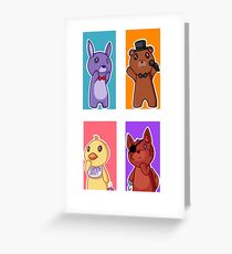 Five nights at Freddy's v2 Greeting Card