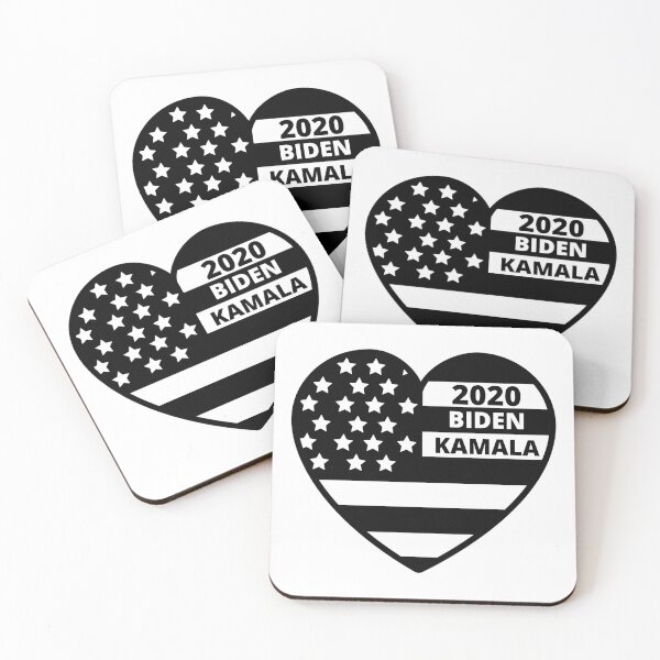 Item preview, 2020 Biden Harris Black And White USA Flag Love Heart Design designed and sold by Gramsta.