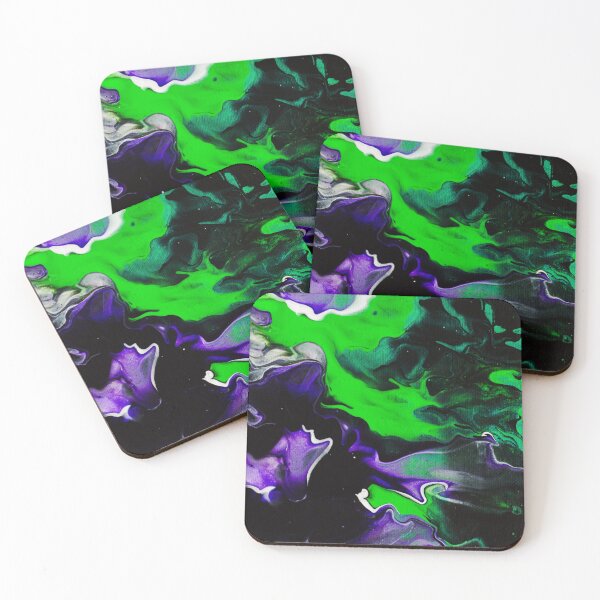 Item preview, Lime and Purple Dutch Pour designed and sold by crystalorrainee.
