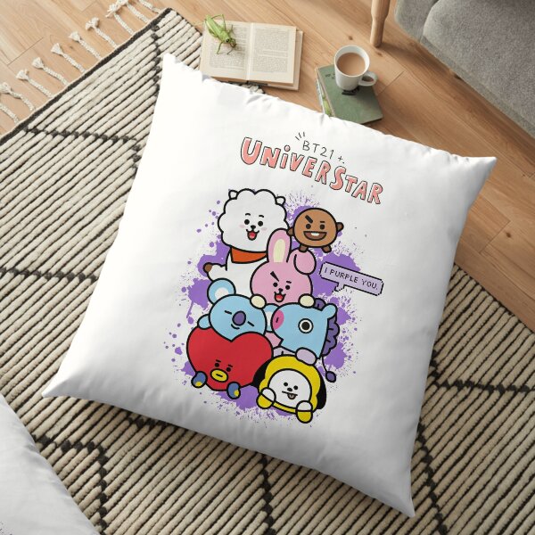 bt21 throw pillow