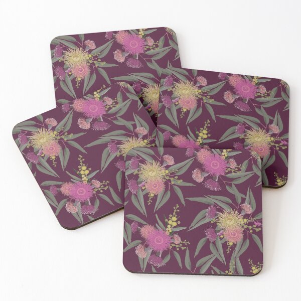 Item preview,  Australian Tropical Blooms -  Vintage Purple and Pink Palette designed and sold by Sketchbook Designs.