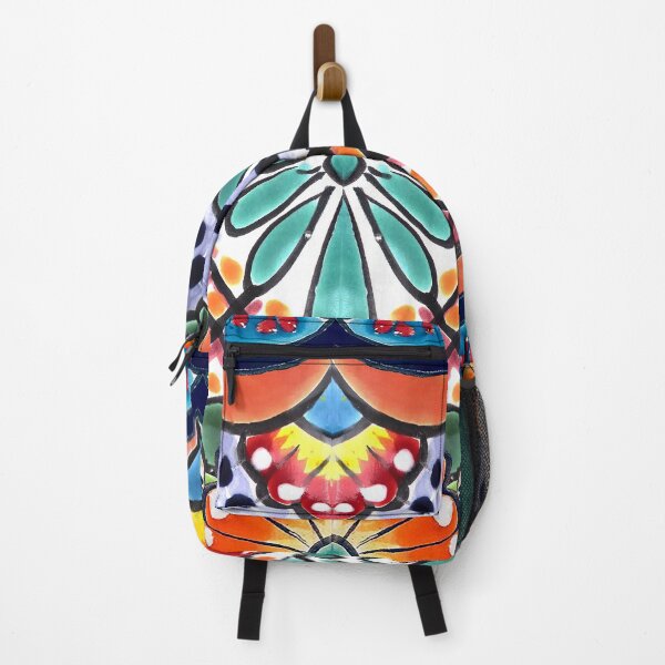 Item preview, Colorful Talavera, Orange Accent, Mexican Tile Design designed and sold by elizdesign.