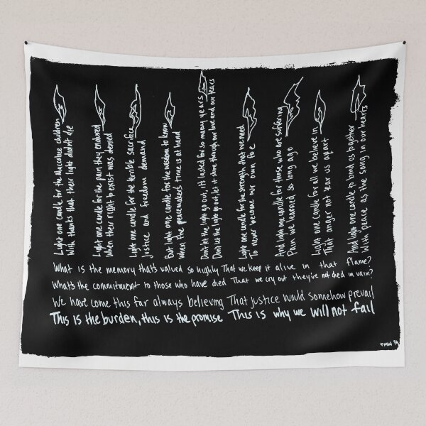 Item preview, Light One Candle • Black and White designed and sold by StudioMargalit.