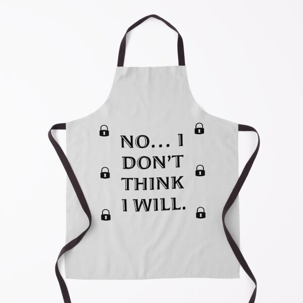 Item preview, No, I Don't Think I Will: Black designed and sold by Hannah Jacole.