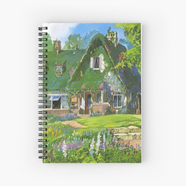 Kiki's Delivery Service Cottagecore Vibes Spiral Notebook