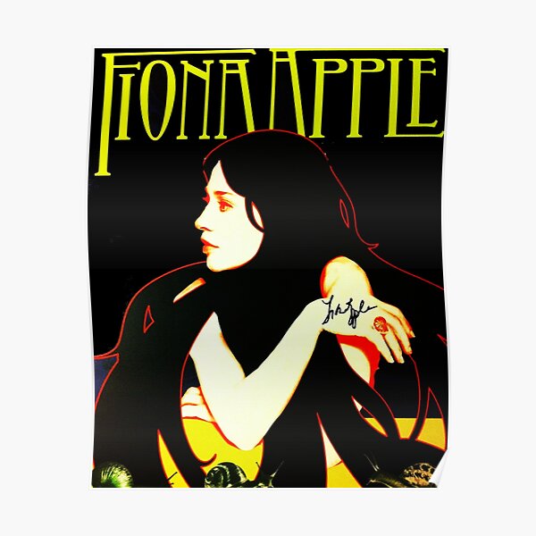 Best Selling Singer Fiona Woman Beauty Apple Trending Smewew Music International Poster