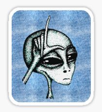 Soft Loser Alien Sticker