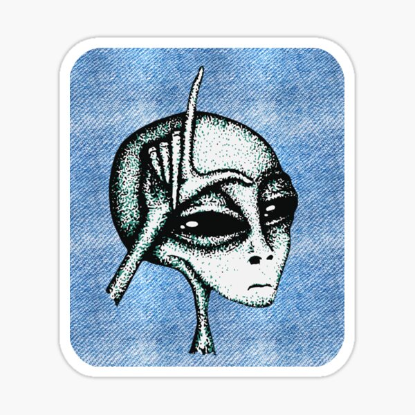 Soft Loser Alien Sticker