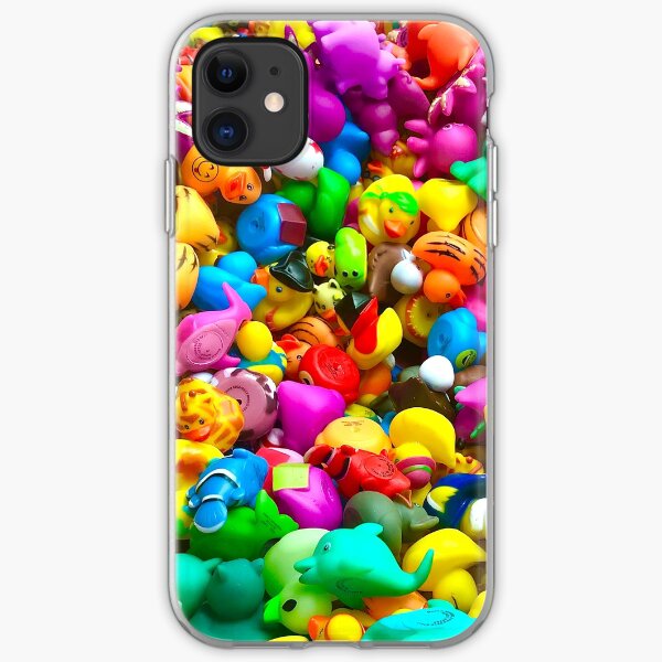 Rubber Ducky Explosion! iPhone Soft Case