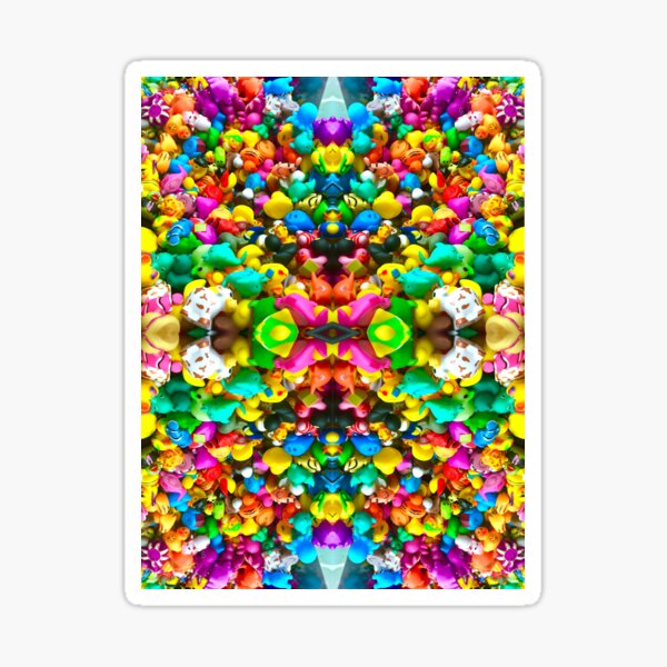 Rubber Ducky Explosion! Sticker