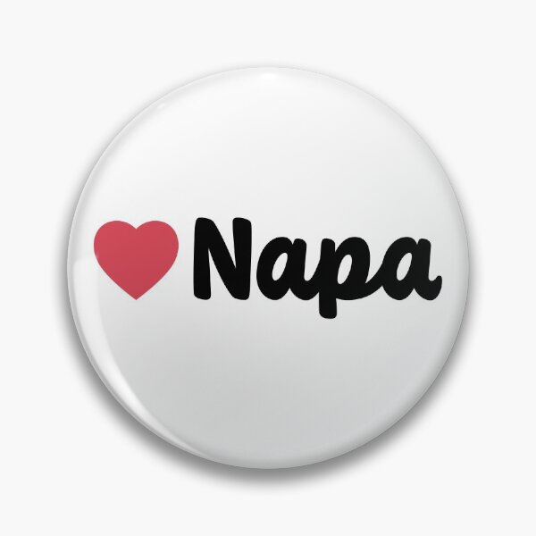 Item preview, Napa California Heart Script designed and sold by modeoftravel.