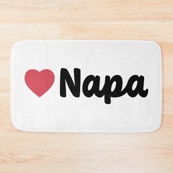 Item preview, Napa California Heart Script designed and sold by modeoftravel.