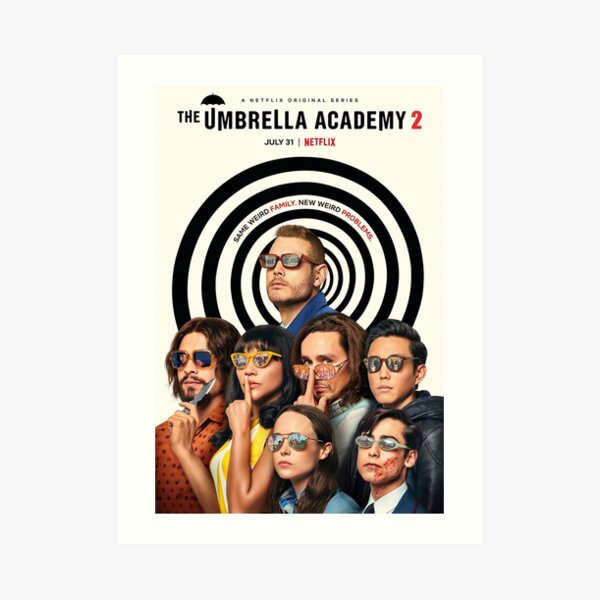 Póster The Umbrella Academy Lámina artística