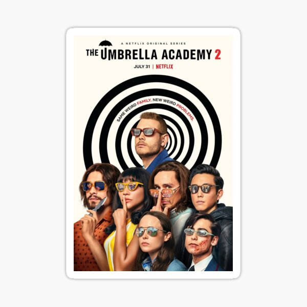 L'Académie des parapluies Poster Sticker