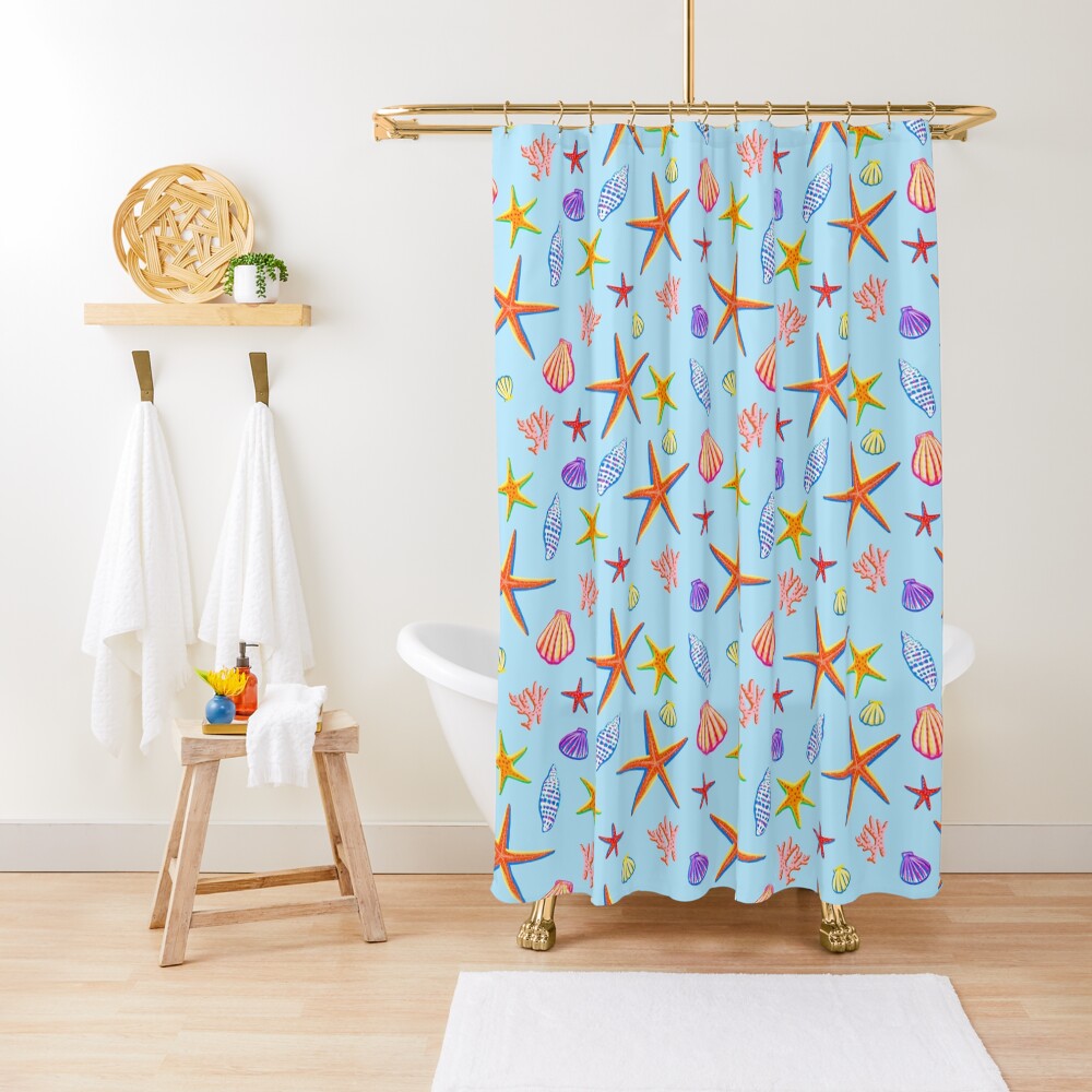 Sea Treasure Shower Curtain
