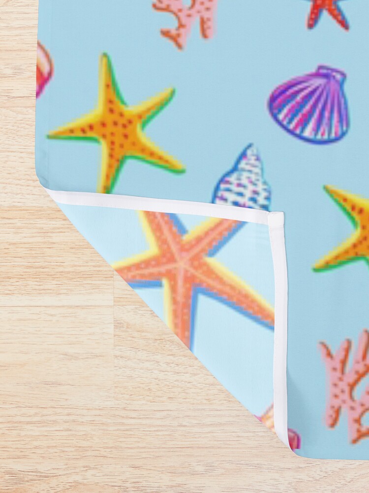 Alternate view of Sea Treasure Shower Curtain