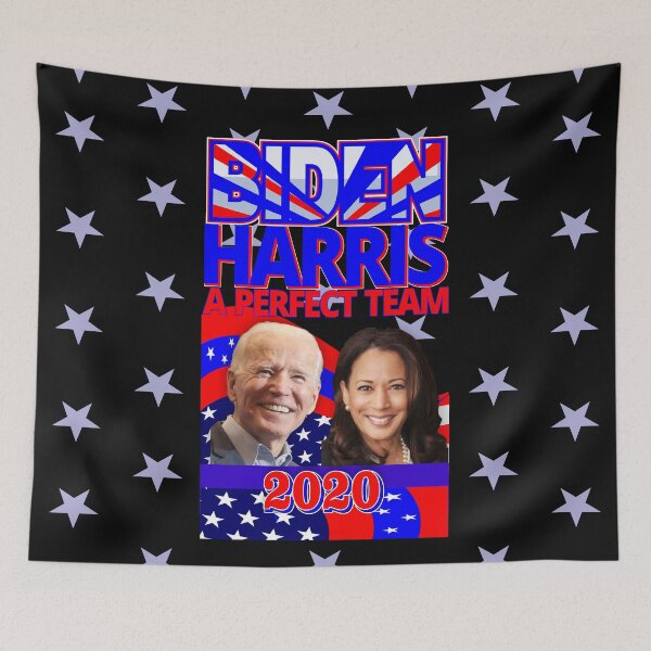 Item preview, BIDEN - HARRIS, A PERFECT TEAM - 2020 – the big election and here is a great design to show what side you’re on! designed and sold by JOHNC1.