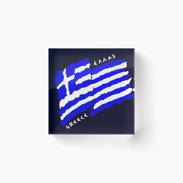 Item preview, Bandera Patriótica Grecia Hellas designed and sold by Zanshin-Art.