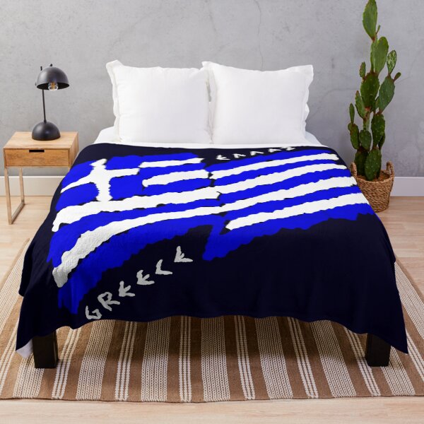 Item preview, Greece Hellas Patriotic Flag designed and sold by Zanshin-Art.