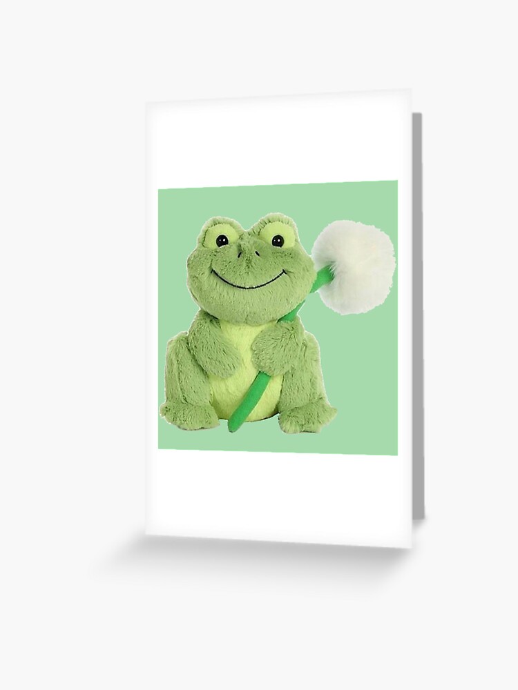 Springtime Froggy Plush Greeting Card for Sale by 6ngelic