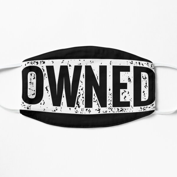 Owned Sex Slave Sub BDSM Kink Submissive Fetish Flat Mask