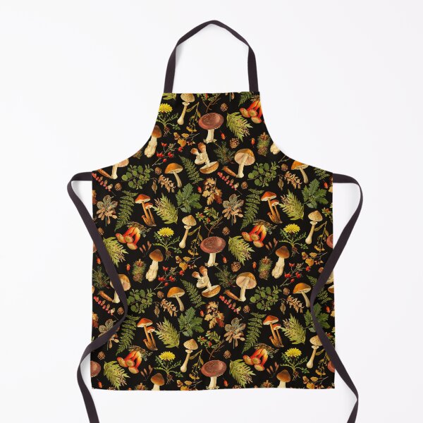 Thanksgiving Mushrooms Harvest Apron