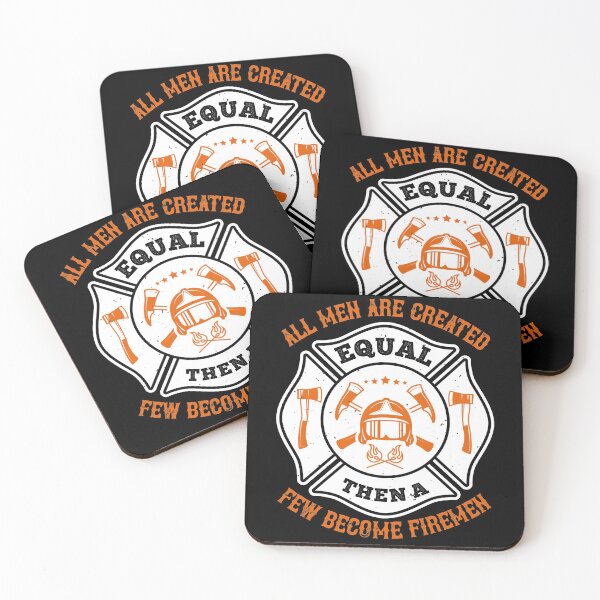 Item preview, All Men Are Created Equal, Then A Few Become Firemen  designed and sold by GoodVibeDesign.