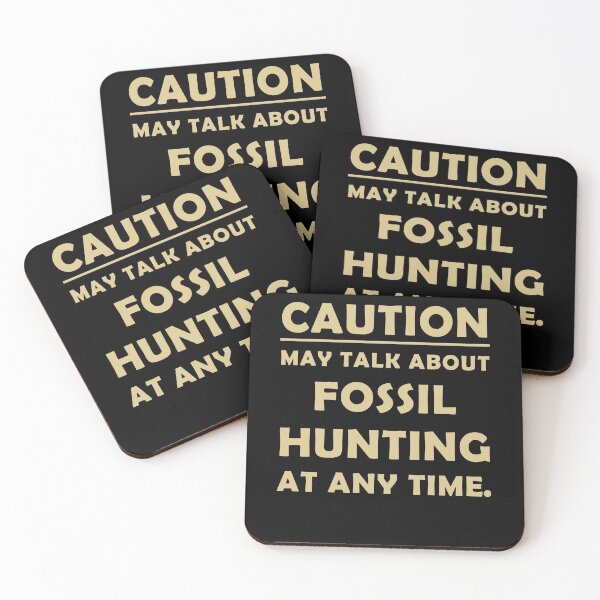 Item preview, Caution May Talk About Fossil Hunting At Any Time designed and sold by h44k0n.