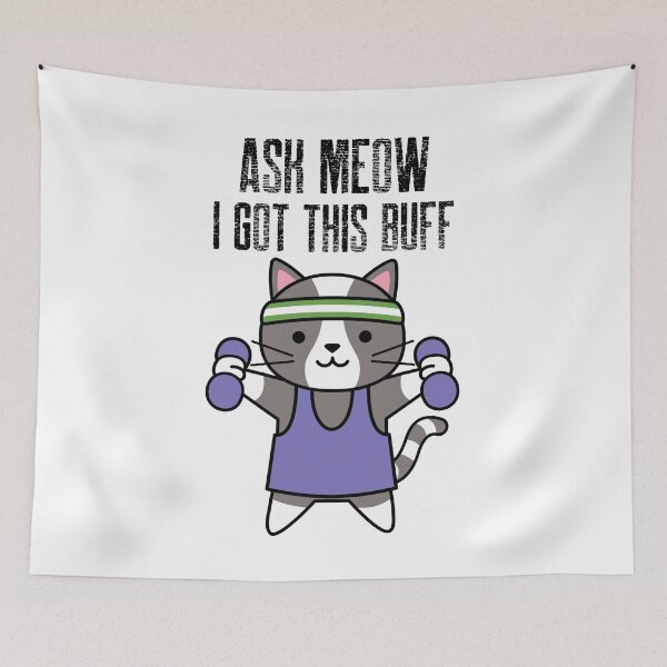 Item preview, Ask Meow I Got This Buff designed and sold by BorvickTees.