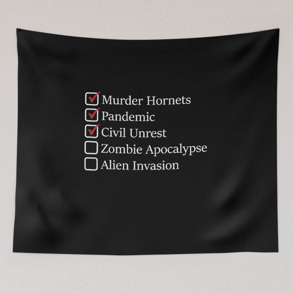 Item preview, Funny 2020 Sucks Checklist designed and sold by LushCatDesign.