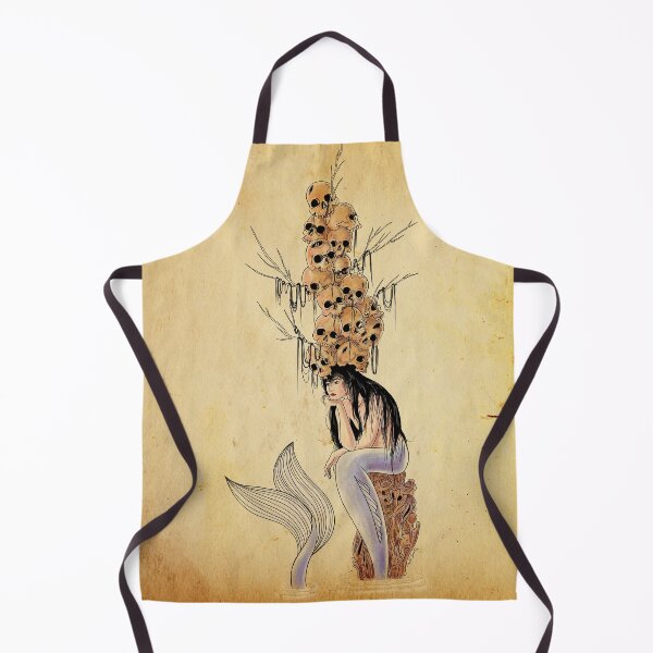 Item preview, Heavy is the Crown- Mermaid with a skull crown designed and sold by Marta Tesoro.