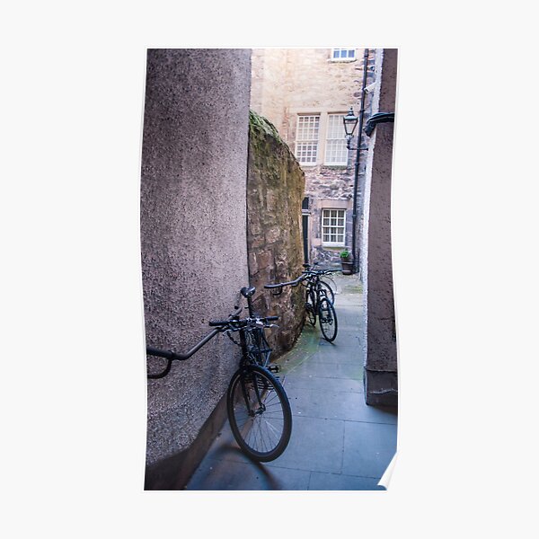 Bicycles in Edinburgh Poster