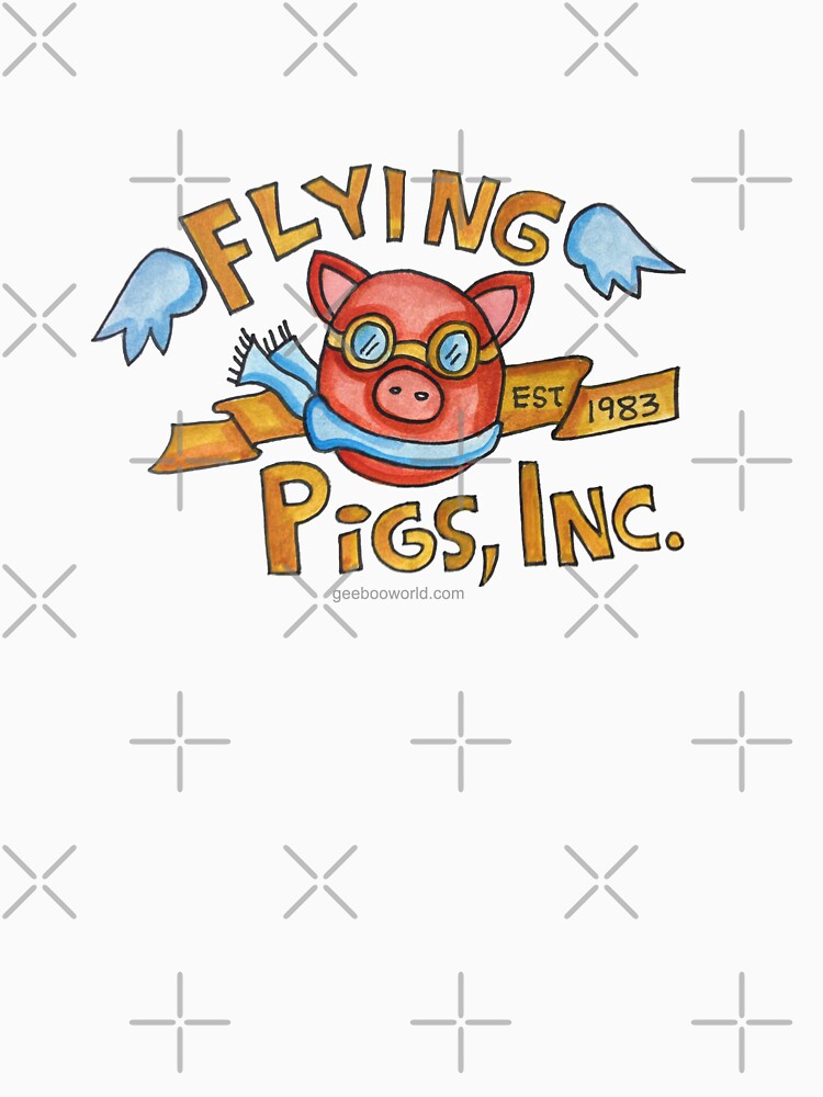 flying pig logo clothing brand