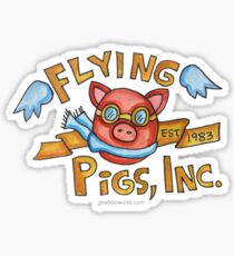 Flying Pigs, Inc. Sticker
