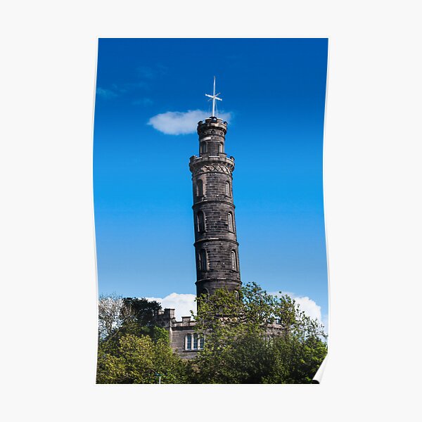 Nelson Monument in Edinburgh Poster