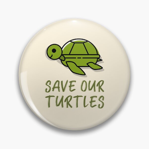 Item preview, Save Our Turtles Green Turtle designed and sold by Telle Garcia.